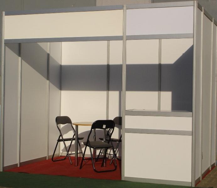 przykładowe stanowisko wystawowe 2m x 3m